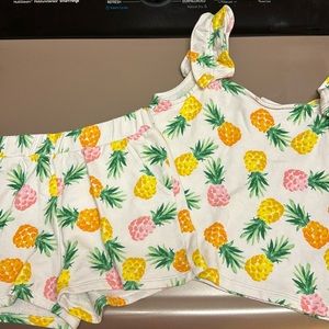 Janie and Jack French Terrycloth Pineapple set size 8